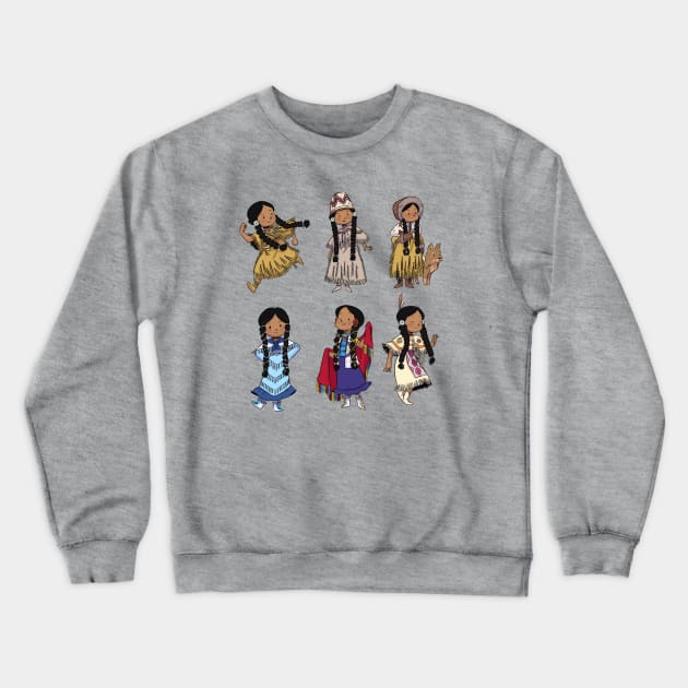 Kaya - American Girl Crewneck Sweatshirt by LaurenS